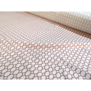 Mirtex Látka FLANEL 150/18332-3 Oblázky na béžové šíře 150cm Velkoobchod Ceník: VELKOOBCHOD: po celých rolích, bez odvíjení