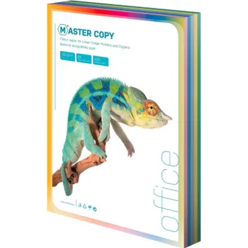 Papír Barevné papíry A4 80 g - světlá duha / 100 listů / barevný mix