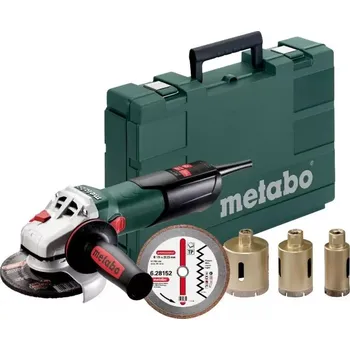 úhlová bruska METABO Úhlová bruska W 9-125 Quick + set diamantových korune + kotouč