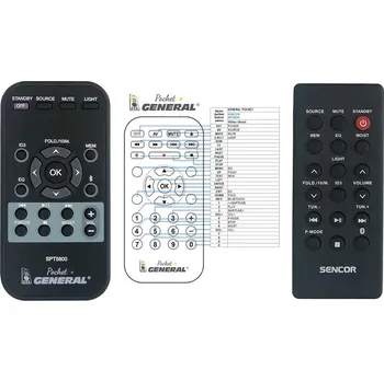 Dálkový ovladač General SENCOR SPT5800 - dálkový ovladač duplikát