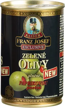 oliva Franz Josef Kaiser Zelené olivy s pálivou paprikovou pastou 300 g