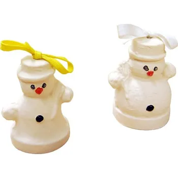 Zahradní dekorace Keramický sněhulák