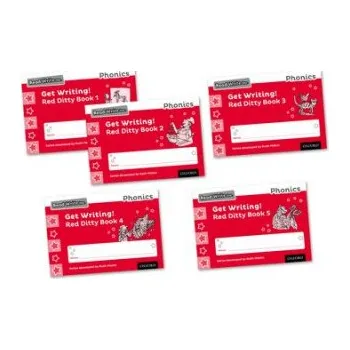 Cizojazyčná kniha Read Write Inc. Phonics: Get Writing! Red Ditty Books 1-5 Mixed Pack of 5 – Ruth Miskin (EN)