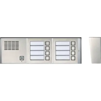 Poštovní schránka Zvonkové tablo TESLA GARANT na povrch - 8 účastníků - HORIZONTÁLNĚ