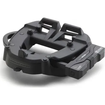 Zavazadlo na motocykl M6M MONORACK 6M plastový pro sady FZ - plotna pro Monolock (E30,E370,E470,..), včetně držáku U zámku