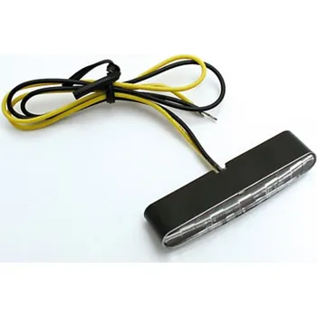 Osvětlení pro motocykl HIGHSIDER LED -Vestavný moto blinkr STRIPE čirý