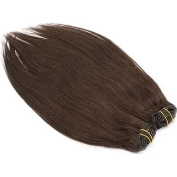 Příčesek Deluxe clip in sada 40cm tmavě hnědá