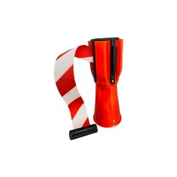 Dopravní značka ProfiGaráž Vytahovací páska na kužely, 3m, červeno-bílá