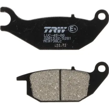 Brzdová destička brzdové destičky HONDA CBR, XL, XLR 125 1993-; RIEJU RS-2 50/125 - TRW