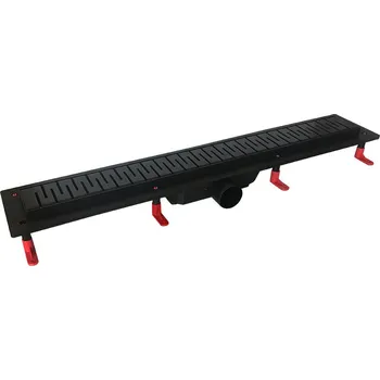 sprchový žlab Odtokový žlab STANDARDline BLACK, 90, Medium OLPZLABST89BM + slevový kód
