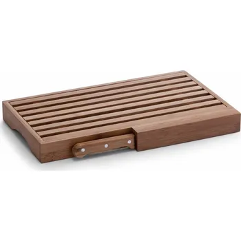 Zeller Kuchyňské prkénko na krájení s nádobou a nožem, 30 x 24 cm