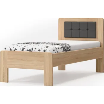 Postel BMB DENERYS STAR - kvalitní lamino postel 90 x 200 cm, lamino + čalouněné čelo