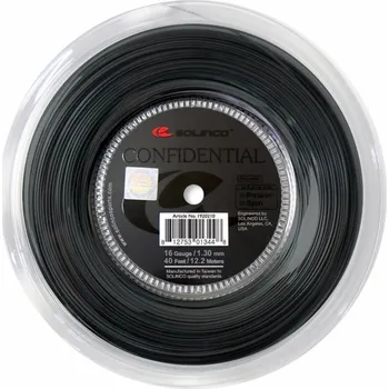 Struna na výplet tenisové rakety Tenisový výplet Solinco Confidential (200 m) 1,25 mm