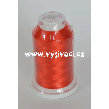 Nit vyšívací nit Gunold Sulky oranžová 1246, návin 1000m, viskóza Jednotka: 1 kón návin 1000m