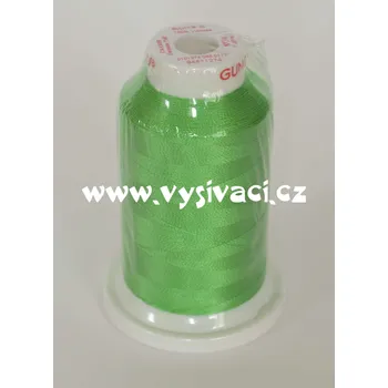 Nit vyšívací nit Gunold Sulky zelená 1274, návin 1000m, viskóza Jednotka: 1 kón návin 1000m