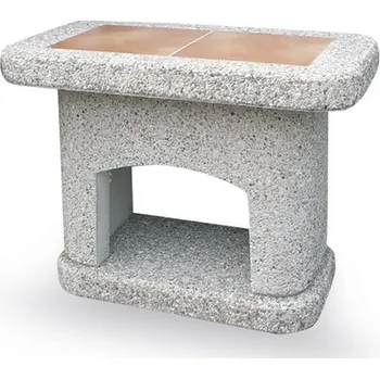 Příslušenství pro gril Norman Stolek boční betonový Atlas Povrch: hnědý jemný vymývaný