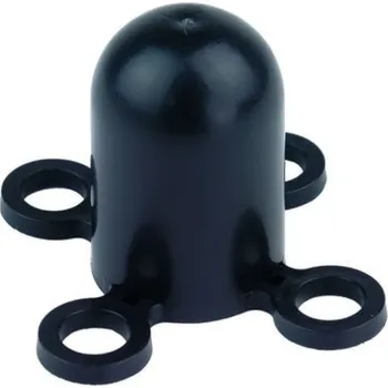 Dopravní značka ProfiGaráž Čepice na kužel/sloupek pro přichycení řetězu, černý