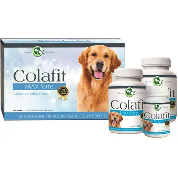 Kloubní výživa pro psa a kočku Dacom Pharma Colafit Max Forte vánoční balíček velký
