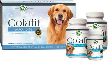 Kloubní výživa pro psa a kočku Dacom Pharma Colafit Max Forte vánoční balíček velký