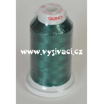 Nit vyšívací nit Gunold Sulky zelená 1208, návin 1000m, viskóza Jednotka: 1 kón návin 1000m