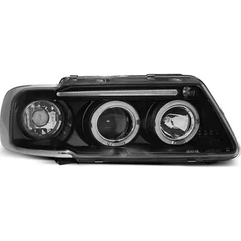 Přední světlomet TUNING-TEC Přední světla Audi A3 8L 96-00 Angel Eyes - černé + pásek