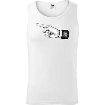 Pánské termoprádlo Ruka ukazující směr - Tílko pánské Core - M ( Bílá )