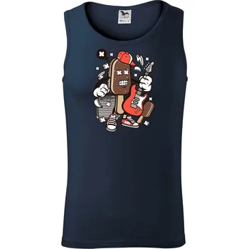 Rockový nanuk - Tílko pánské Core - M ( Námořní modrá (velmi tmavá - téměř černá) )