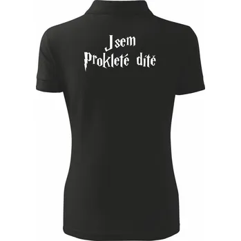 Prokleté dítě - Polokošile dámská Pique Polo - XS ( Černá )