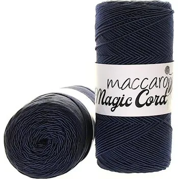 Příze Maccaroni Magic Cord tmavě modrá 205