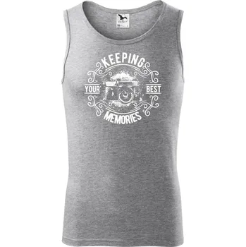 Keeping your Best Memories - Tílko pánské Core - L ( Tmavě šedý melír )