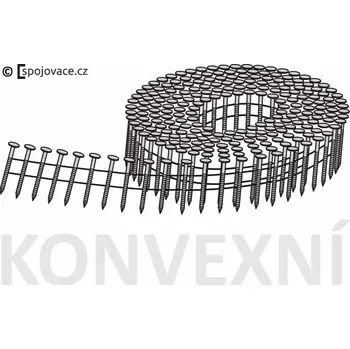 Hřebík Bostitch Konvexní hřebíky typ FAC ve svitku (2,8), délka 75 mm