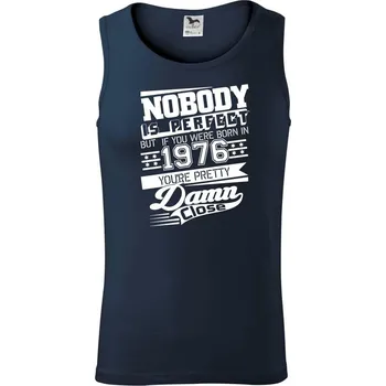 Nobody is perfect - 1976 - Tílko pánské Core - S ( Námořní modrá (velmi tmavá - téměř černá) )