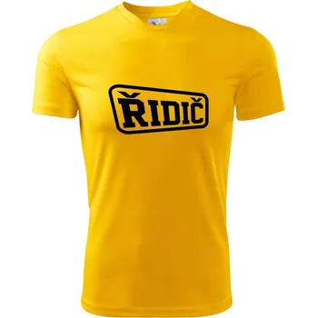 Chlapecké tričko Řidič - rámeček - Dětské triko sportovní (dresovina) - 158 cm/12 let ( Žlutá )