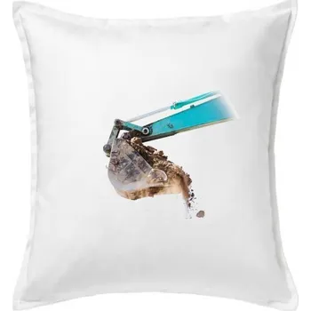 Polštář Naložená lžíce - Polštář 50x50 - 50x50 - Pouze potah ( Bílá )