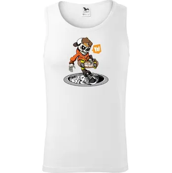 Skate nad kanálem - Tílko pánské Core - XL ( Bílá )