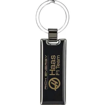 Klíčenka Haas Reh F1 Fw Keyring Black černá
