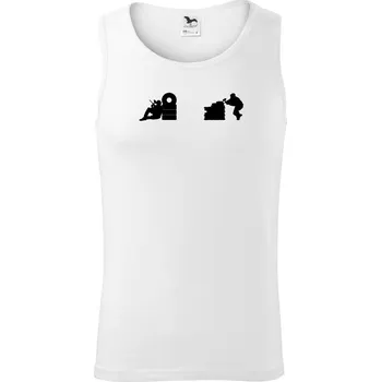 Paintball střelec - Tílko pánské Core - S ( Bílá )