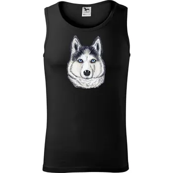 Pánské termoprádlo Husky hlava - kreslený - Tílko pánské Core - 2XL ( Černá )