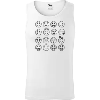 Všechny moje nálady - Tílko pánské Core - XL ( Bílá )