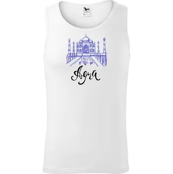 Pánské termoprádlo Agra Lettering - Tílko pánské Core - L ( Bílá )