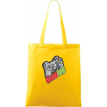 Gaming - Taška bavlněná - 42 x 38 cm ( Žlutá )
