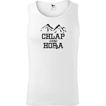 Chlap jako hora - Tílko pánské Core - 2XL ( Bílá )