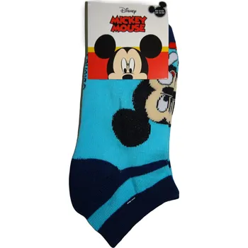 Pánské ponožky Kotníčkové modré ponožky myšákem 31-34