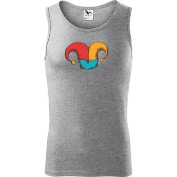 Čepice pro šaška - Tílko pánské Core - XL ( Tmavě šedý melír )