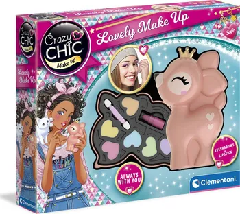 dětské šminky a malovátka Clementoni Crazy Chic Make-up koloušek
