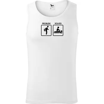 Masáž problem solved - Tílko pánské Core - XL ( Bílá )