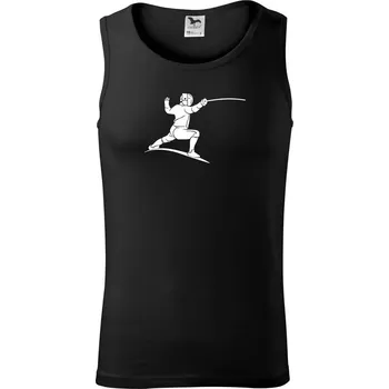 Šermíř postava - Tílko pánské Core - M ( Černá )