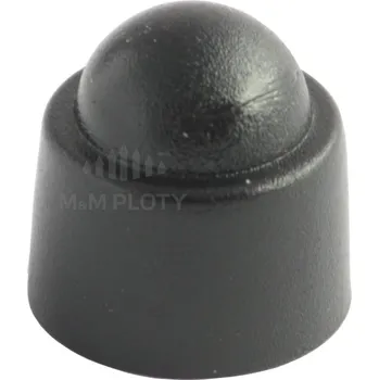 Příslušenství pro plot Plastová krytka na šroub a matici M36, PVC, černá