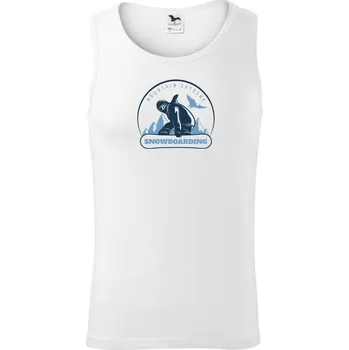 Pánské termoprádlo Mountain extreme snowboarding kulaté - Tílko pánské Core - M ( Bílá )