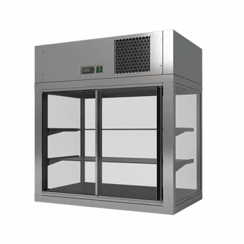 Vinotéka MODUS T 1000 × 500 × 850 chladící vitrína obslužná, agregát naho